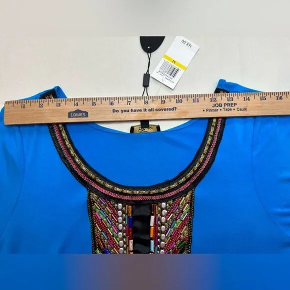 Cupio Light weight dress Color Gulfstream SizeM NWT - Picture 5 of 6